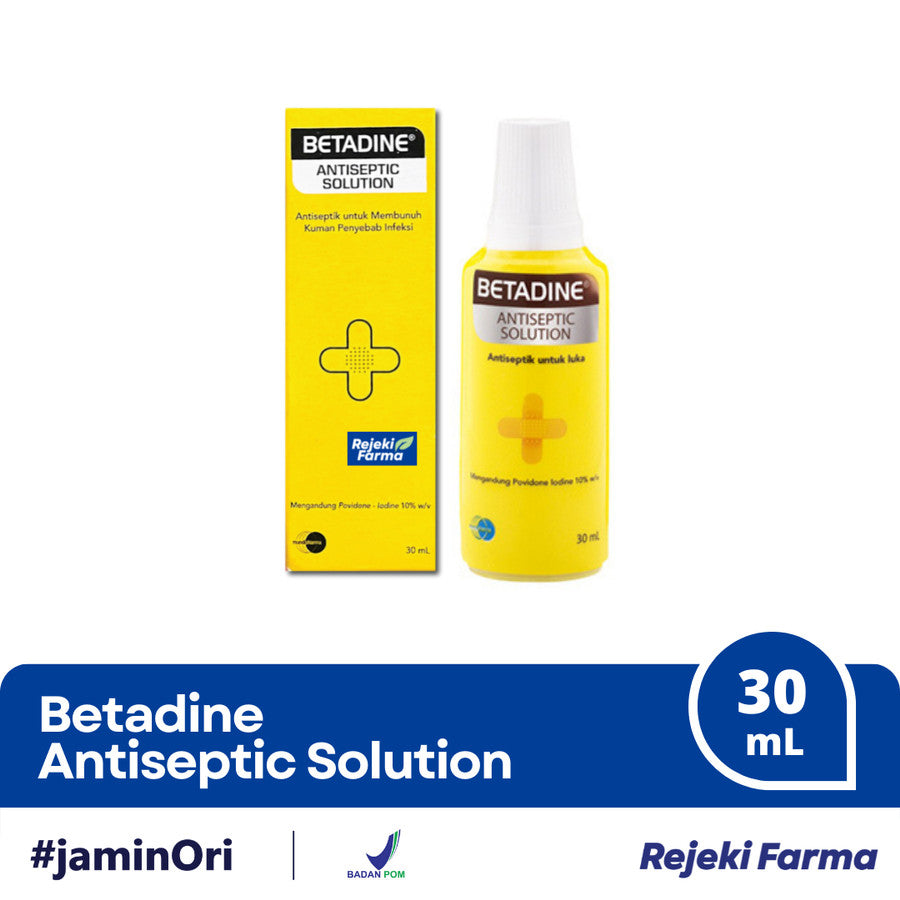 Betadine Antiseptic Solution - 30 mL