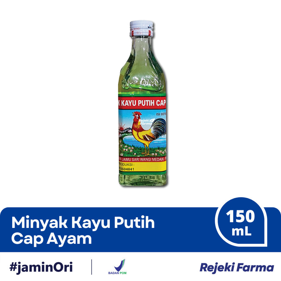 Minyak Kayu Putih Cap Ayam asli Medan - 150 ml