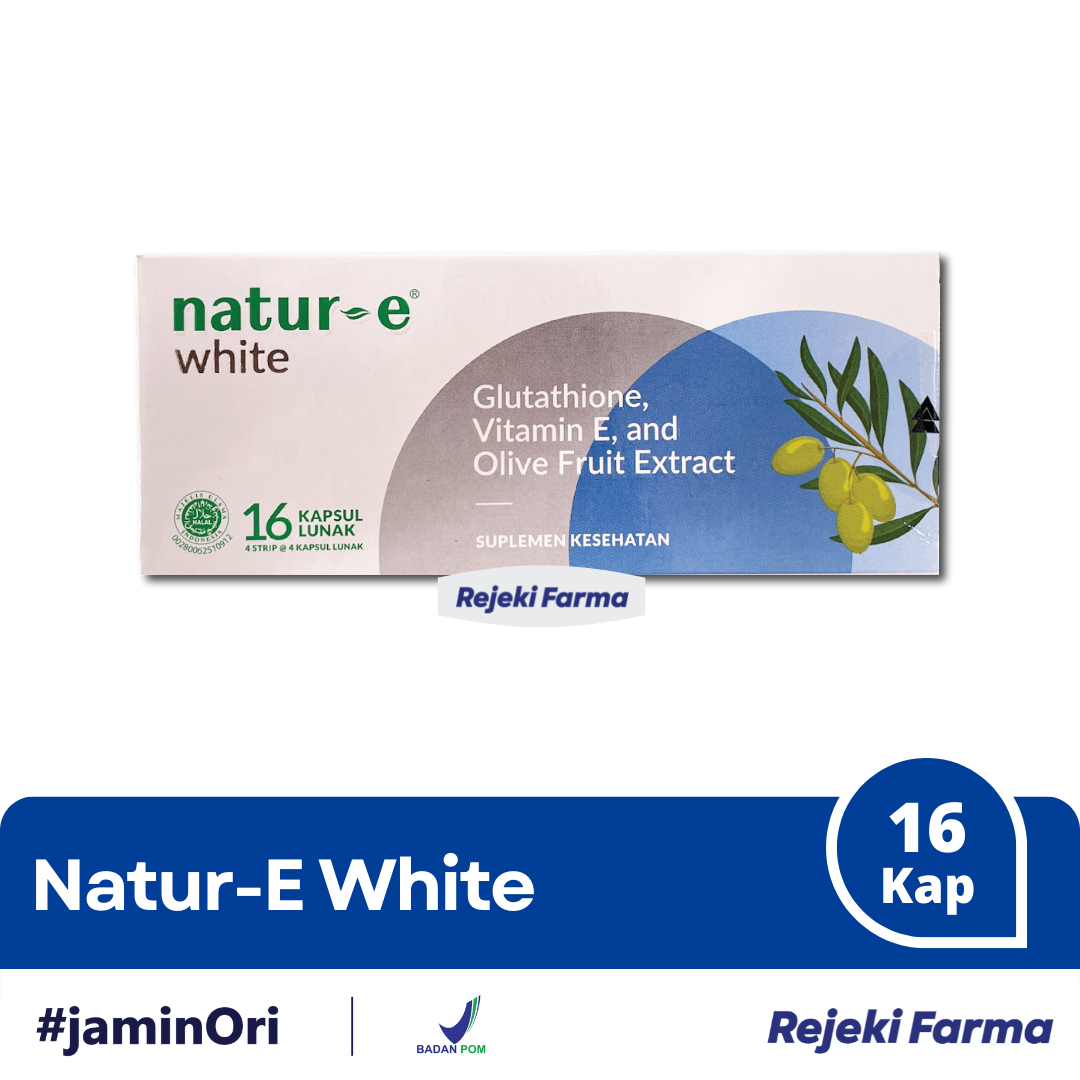 Natur-E White - 1 box isi 16 kapsul lunak