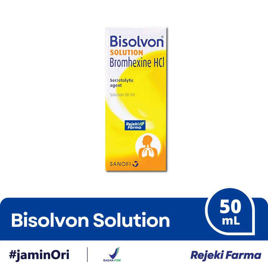 Bisolvon Solution Larutan Sirup - 50 mL