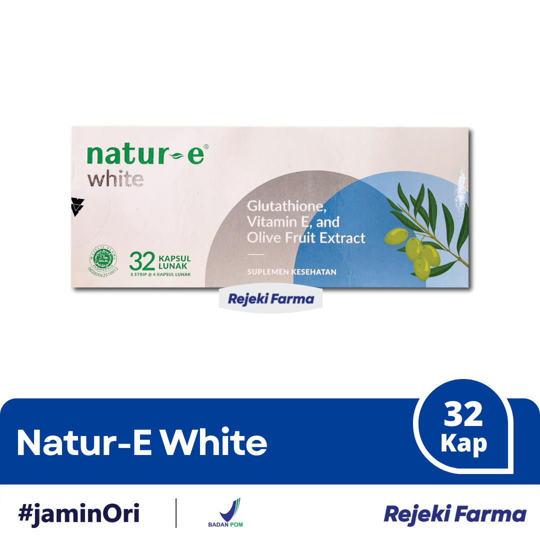Natur-E White - 1 box isi 32 kapsul lunak