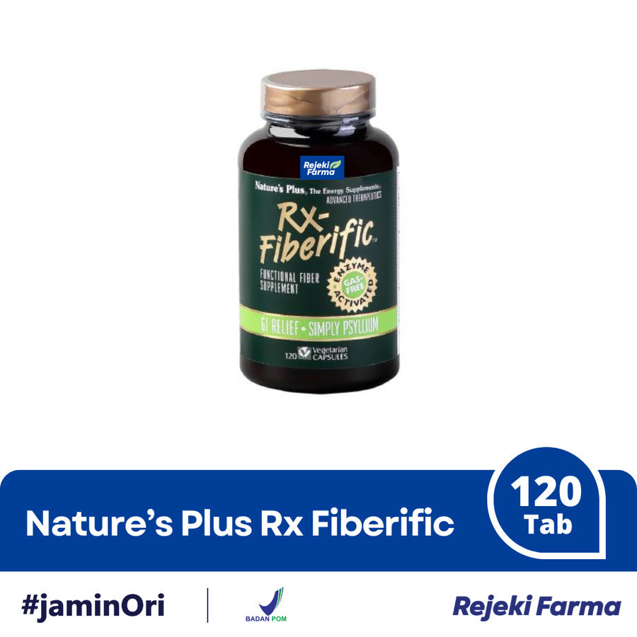 Natures Plus Rx-Fiberific 120 Kapsul