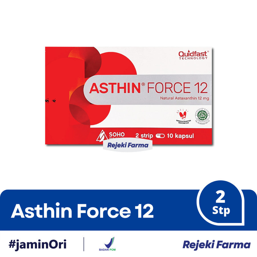 ASTHIN FORCE 12 mg - 1 box isi 2 strip