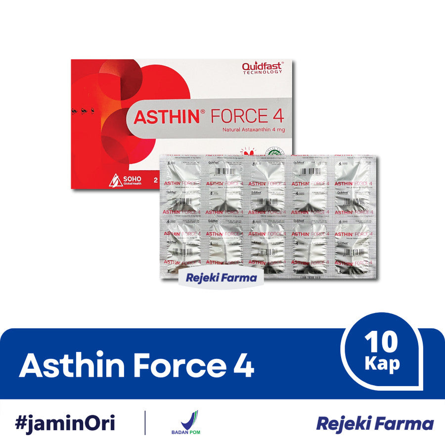 Asthin Force 4 mg - 1 Per Strip 10 Kapsul
