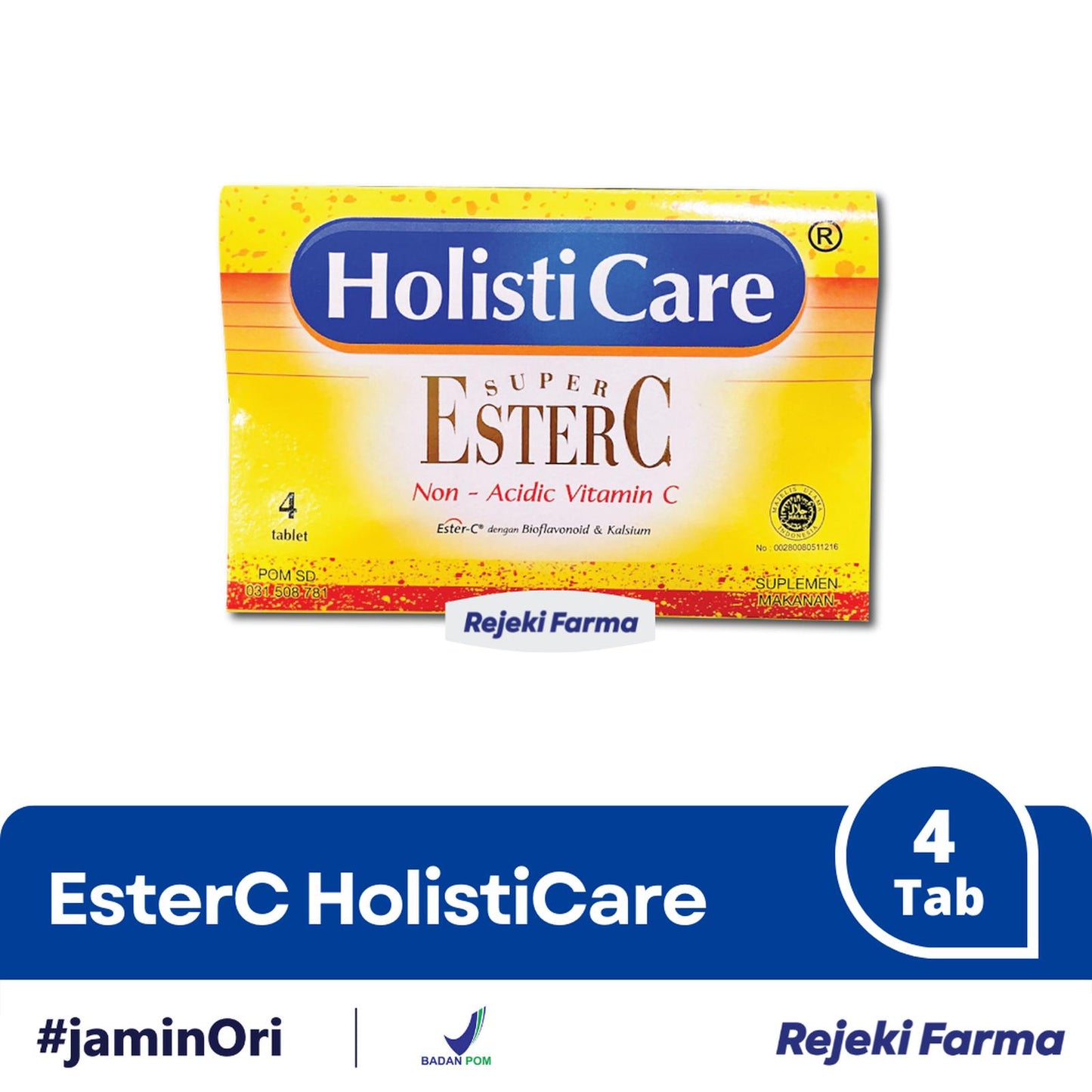 Holisticare Ester-C - 1 Strip isi 4 Tablet