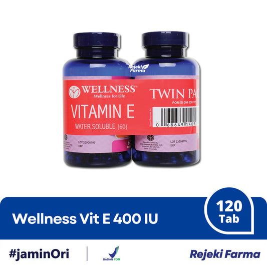 Wellness Vitamin E 400 IU - 60+60 softgels