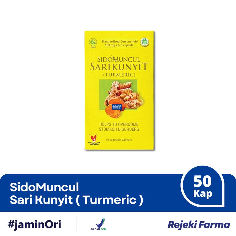 Sido Muncul Sari Kunyit ( Turmeric ) - 50 Kapsul