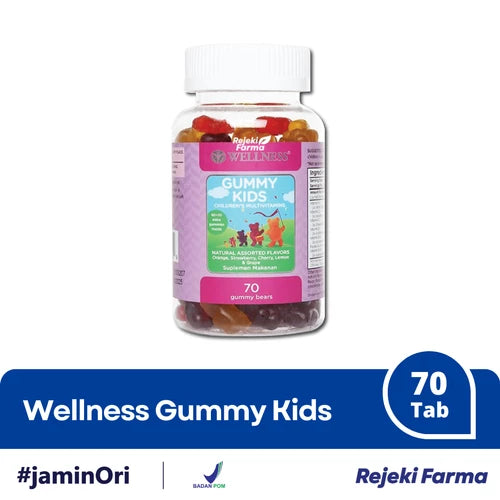 Wellness Gummy Kids- 70 Gummies Bears