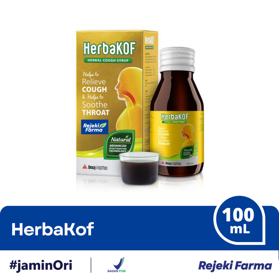 HerbaKOF Sirup Obat Batuk Herbal - 100 mL
