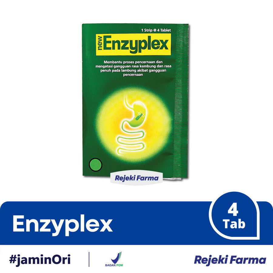 New Enzyplex - 1 Strip 4 Tablet