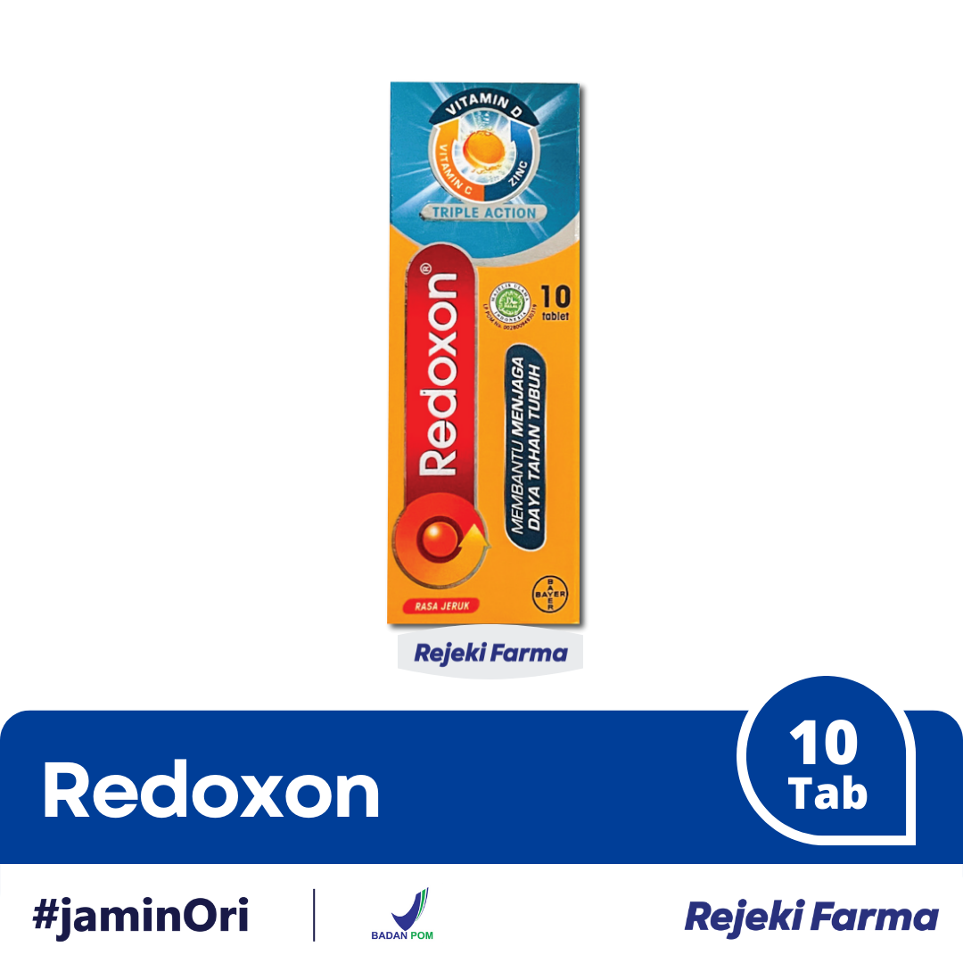 Redoxon Triple Action Effervescent - 1 Box isi 10 Tablet