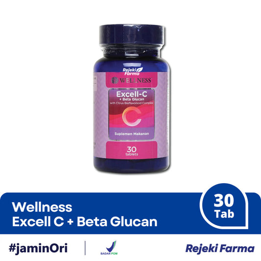 WellNess Excell C + Beta Glucan 30 Tablet