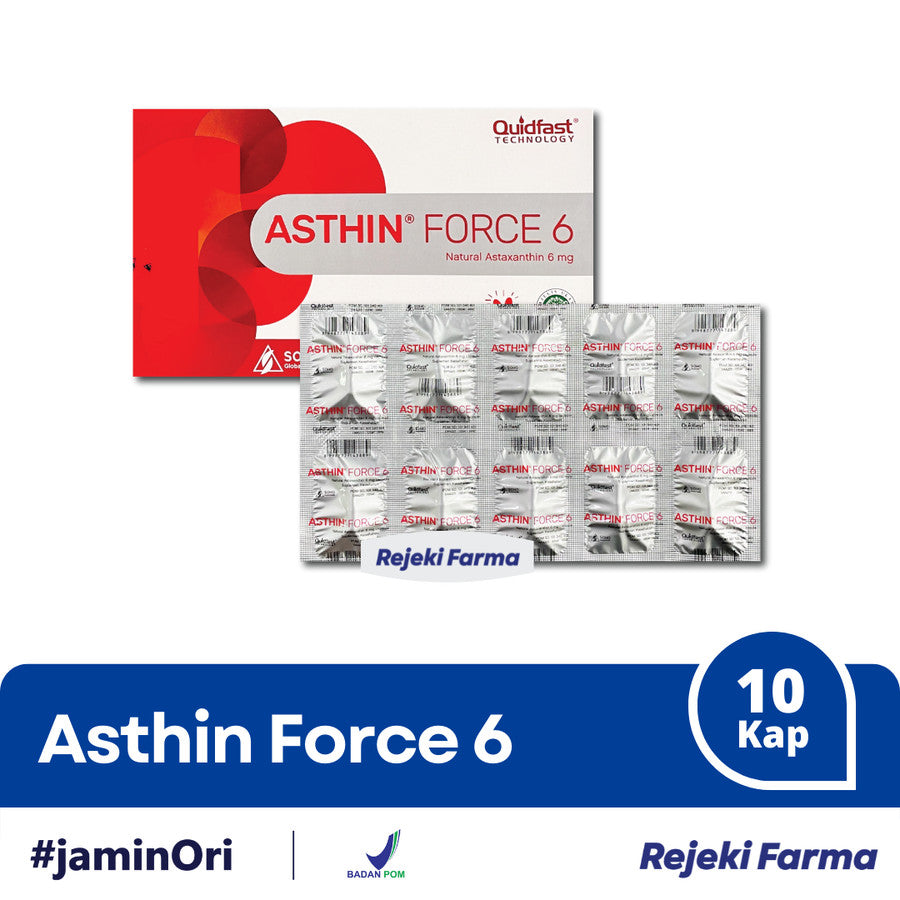 Asthin Force 6 Mg - 1 Per Strip 10 Kapsul