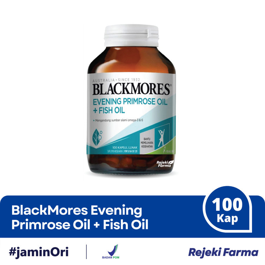 BlackMores Evening Primrose Oil + Fish Oil - 100 kapsul