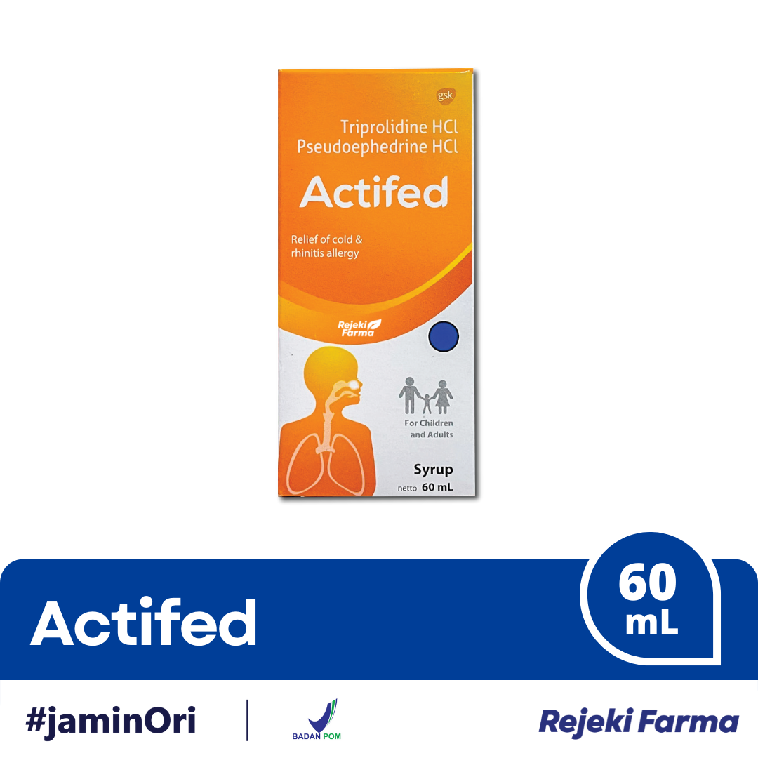 Actifed Sirup Kuning - 60 mL