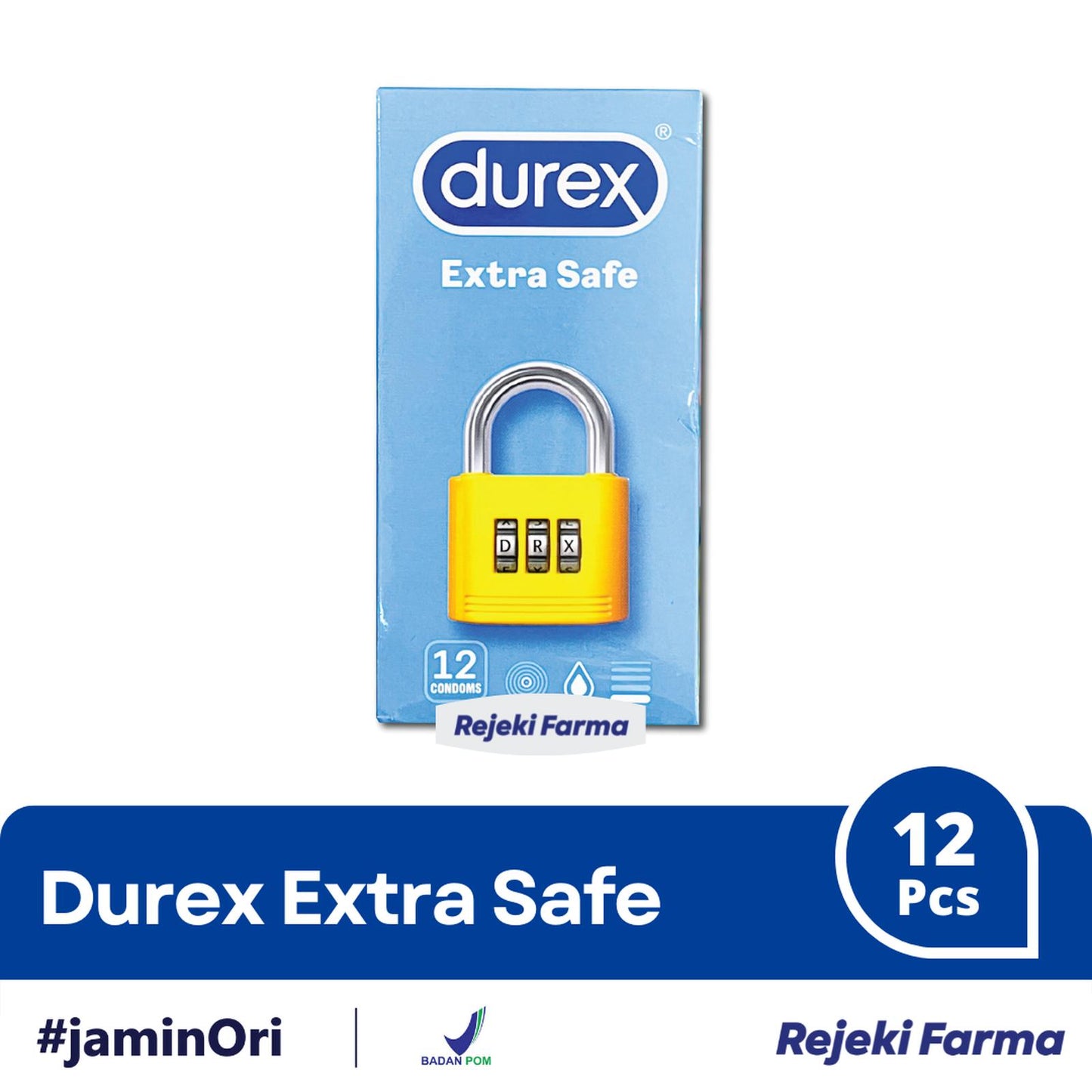 Condom Durex Extra Safe - Isi 12 Pcs