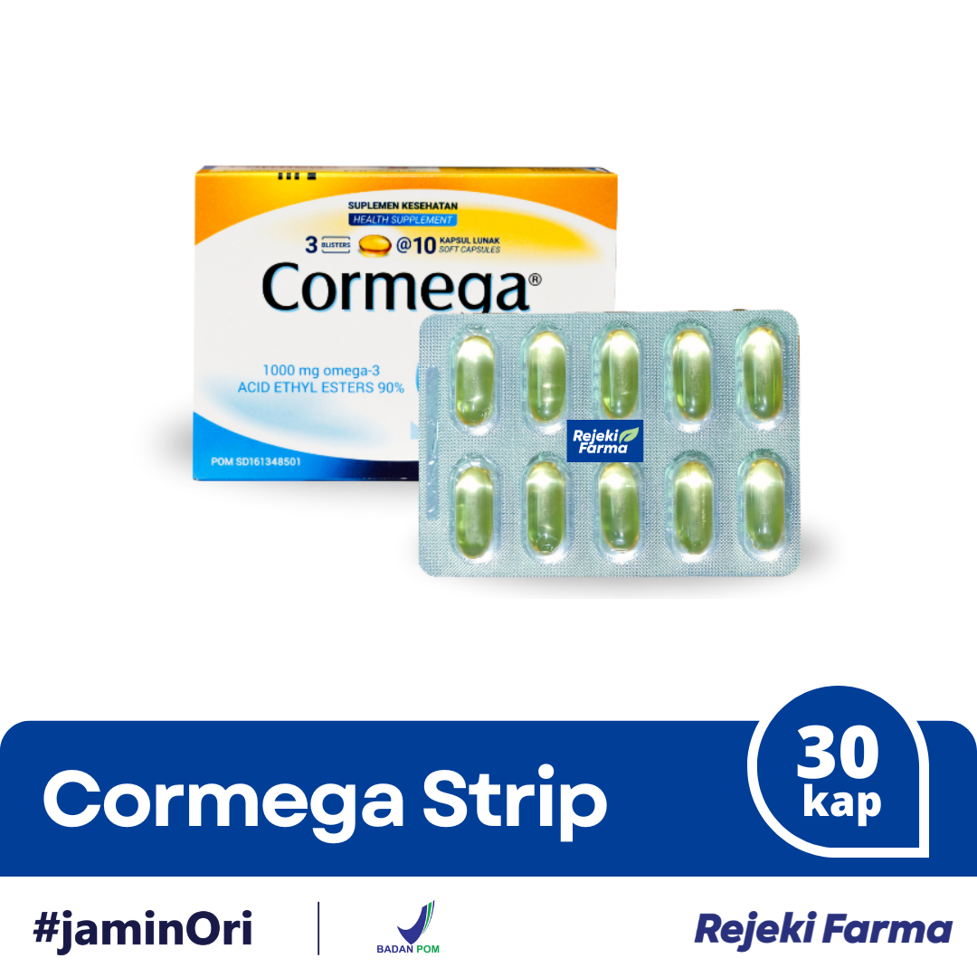 Cormega - 1 Box isi 30 Kapsul Lunak