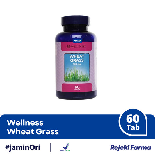 Wellness Wheat Grass 500 Mg - 60 Tablets
