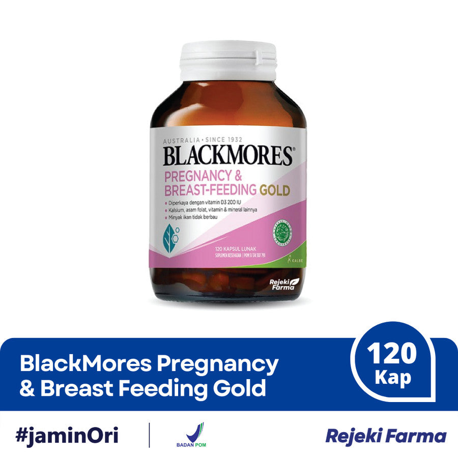 Blackmores Pregnancy & Breast-Feeding Gold - 120 Kapsul
