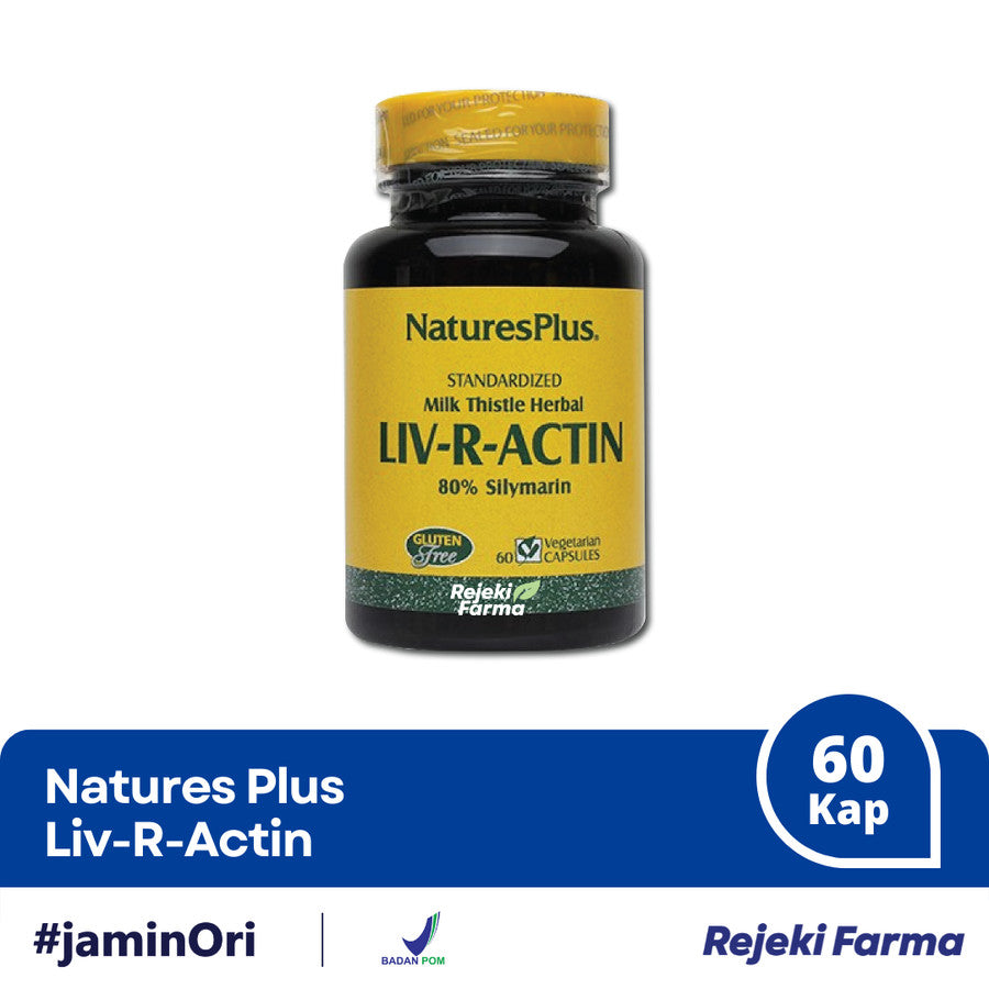Natures Plus LIV-R-ACTIN - 60 Kapsul