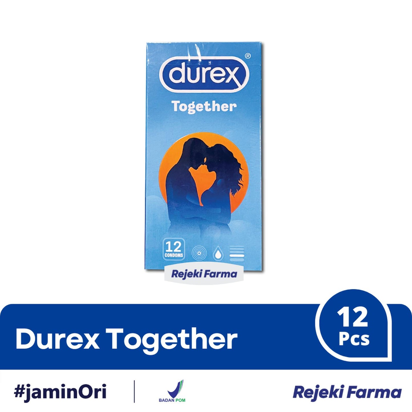 Condom Durex Together - Isi 12 Pcs