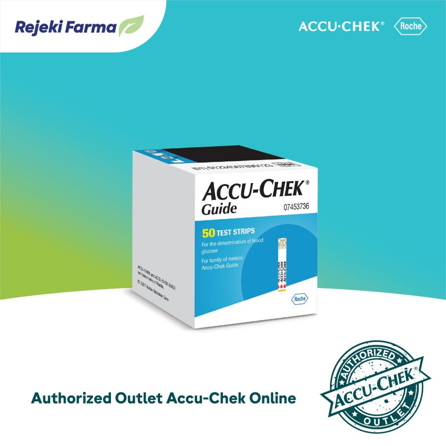 Accu-Chek Guide Strip Cek Tes Gula Darah - 50 Test Strips