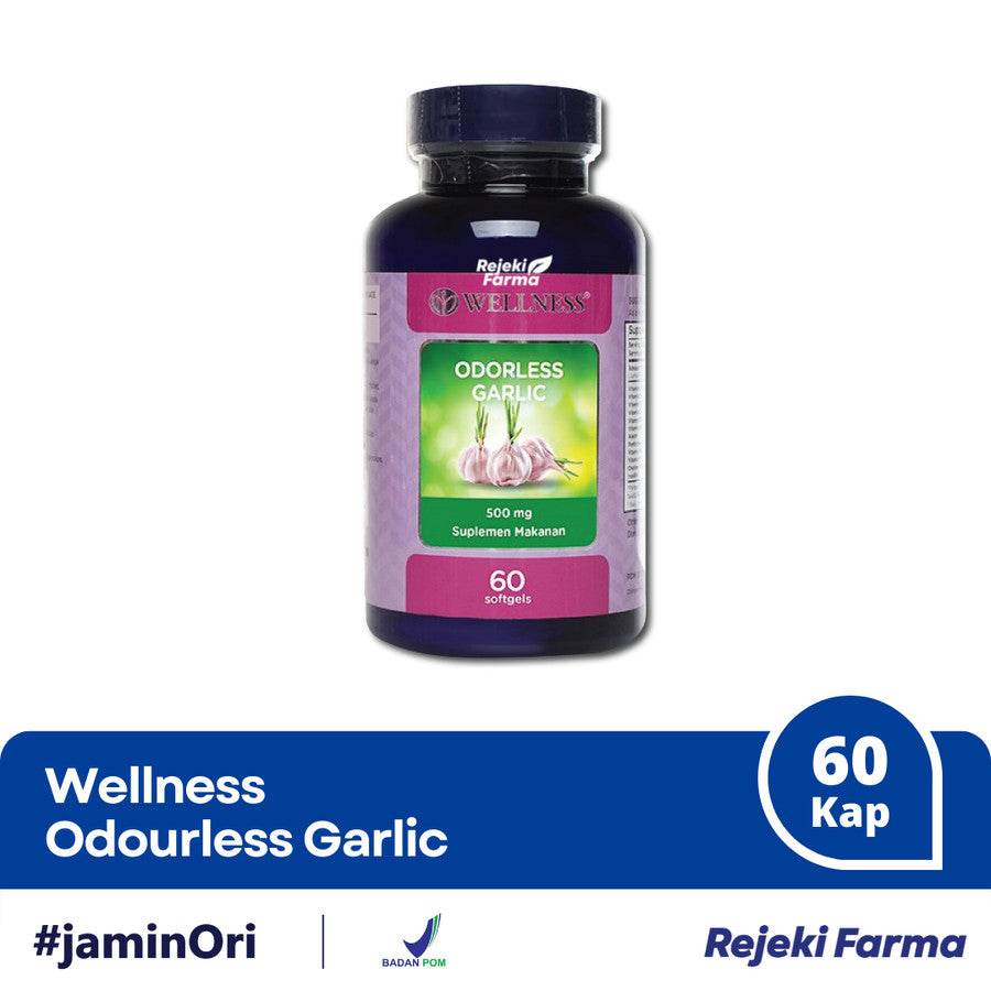 WellNess Odorless Garlic - 60 Softgels