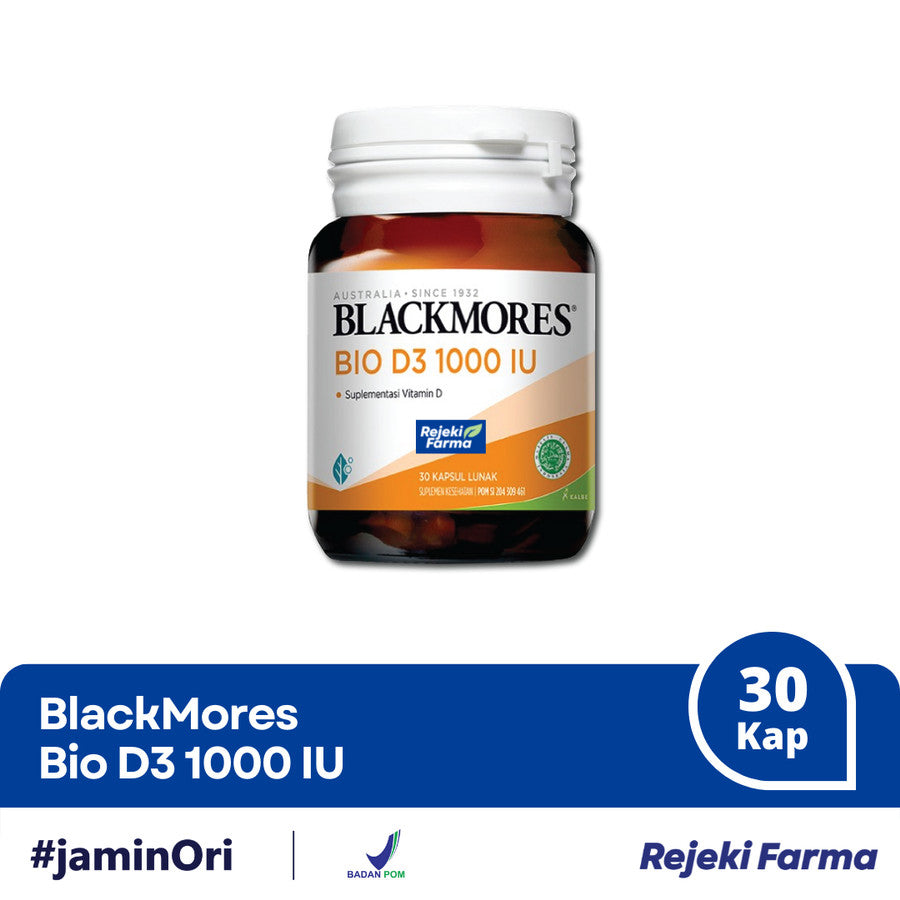 Blackmores Bio D3 1000 IU 30 Kapsul