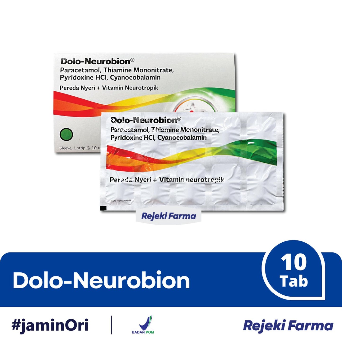 Dolo-Neurobion - 1 strip isi 10 Tablet