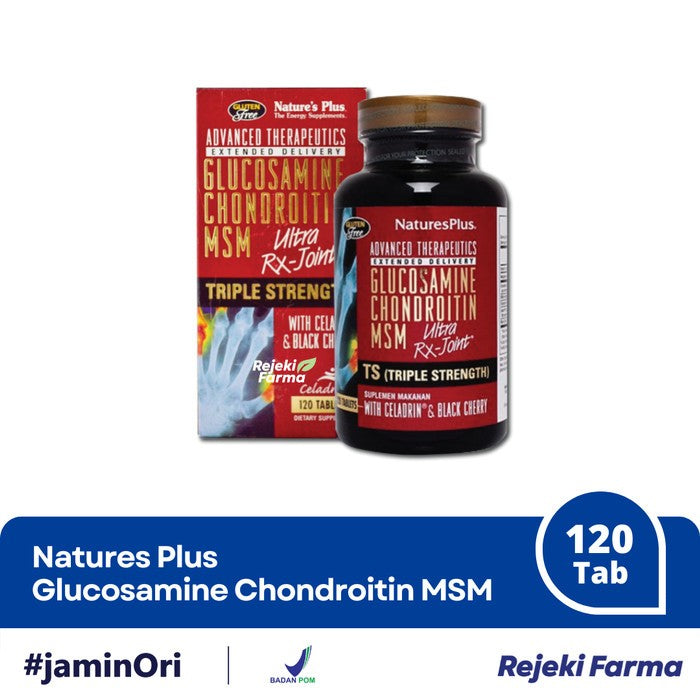 Natures Plus Glucosamine Chondroitin MSM Ultra Rx Joint - 120 tablet