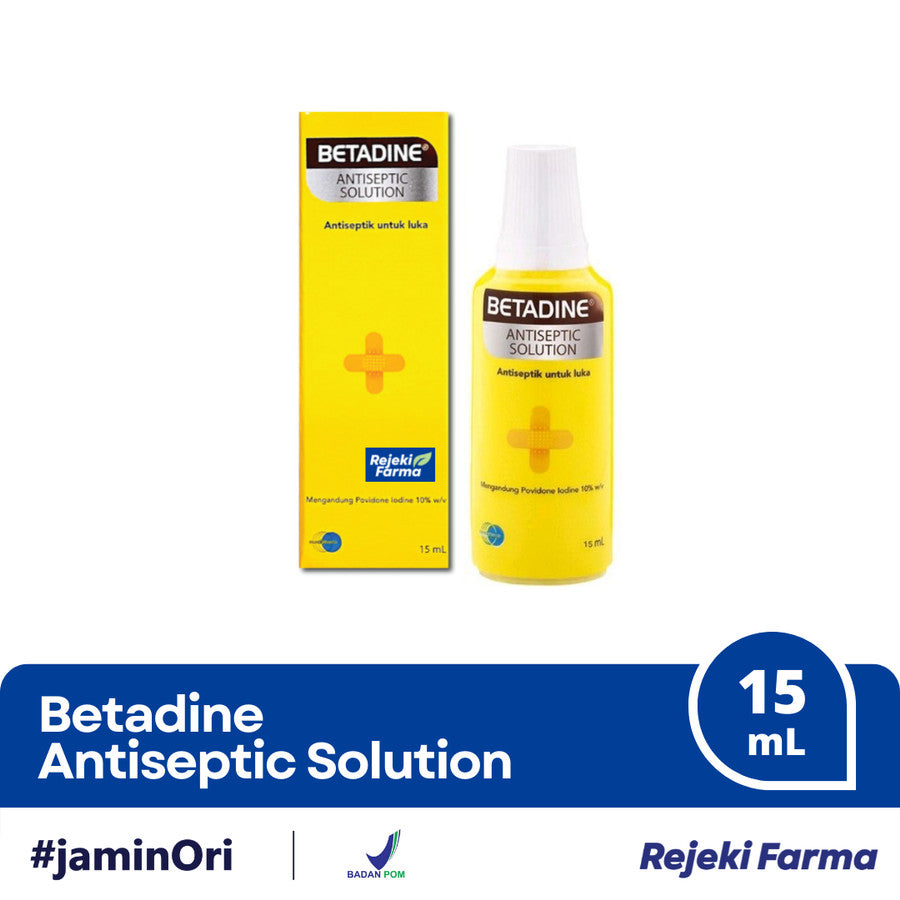 Betadine Antiseptic Solution - 15 mL