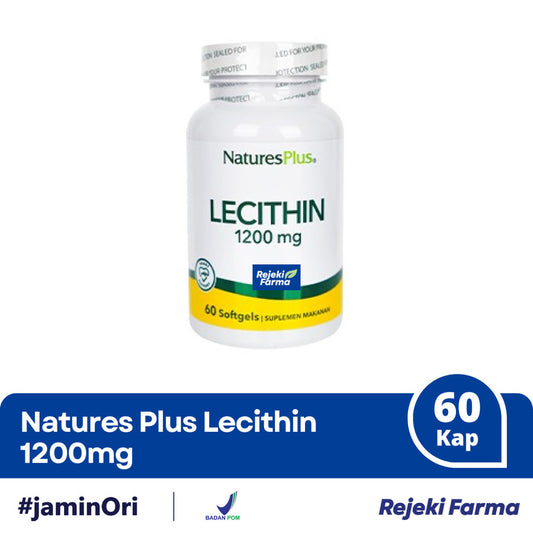 Natures Plus Lecithin 1200 mg - 60 Softgel