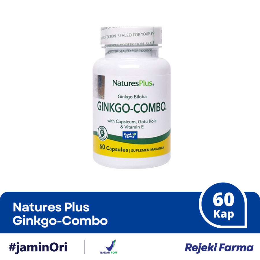 Natures Plus Ginkgo Combo - 60 Kapsul