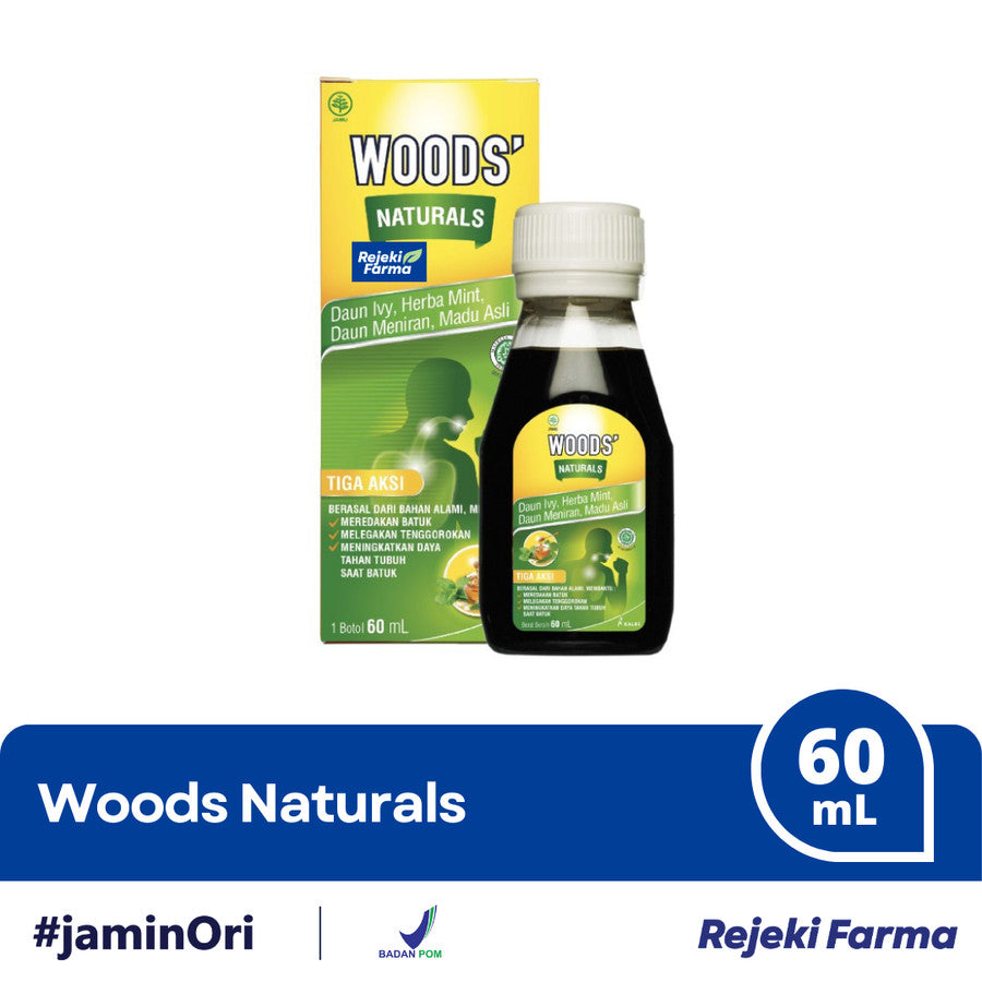 Woods Naturals Sirup - 60 ml