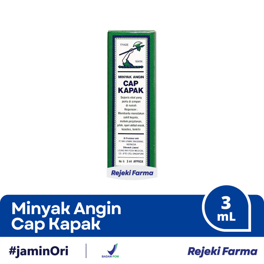 Minyak Angin Cap Kapak - 3 mL