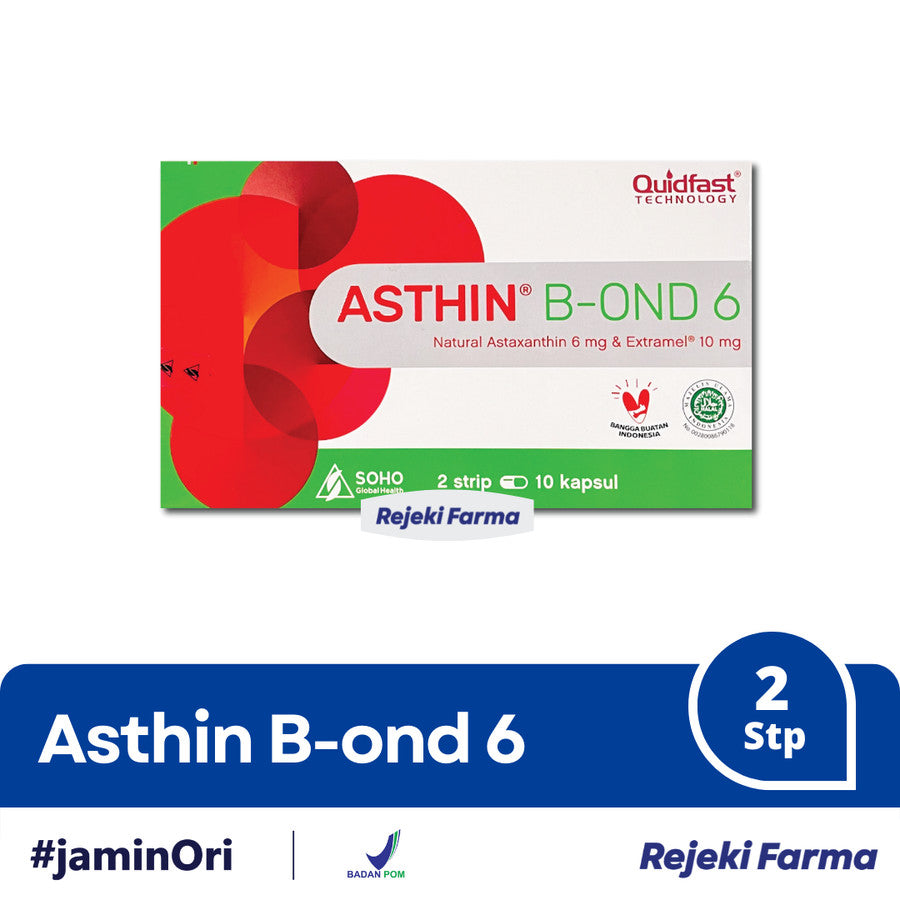 Asthin B-ond 6 Mg - 1 Box isi 2 Strip