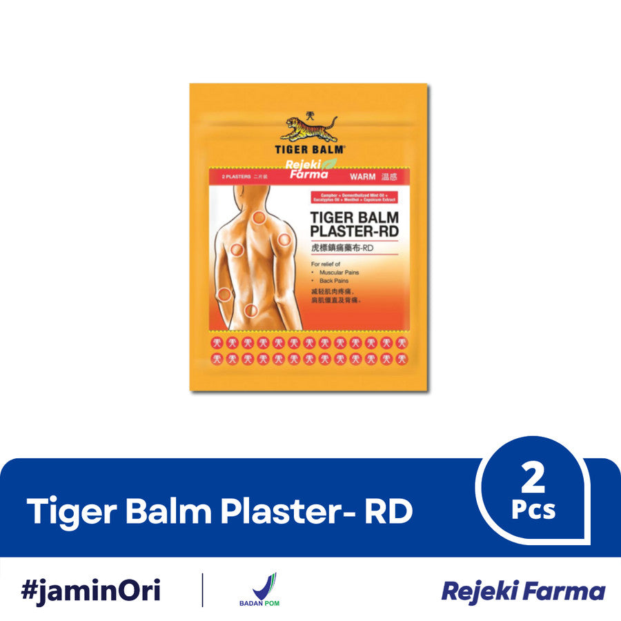 Tiger Balm Plaster RD Warm - 1 Strip isi 2 Plaster