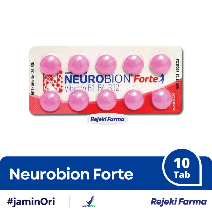 Neurobion Forte - 1 strip isi 10 tablet
