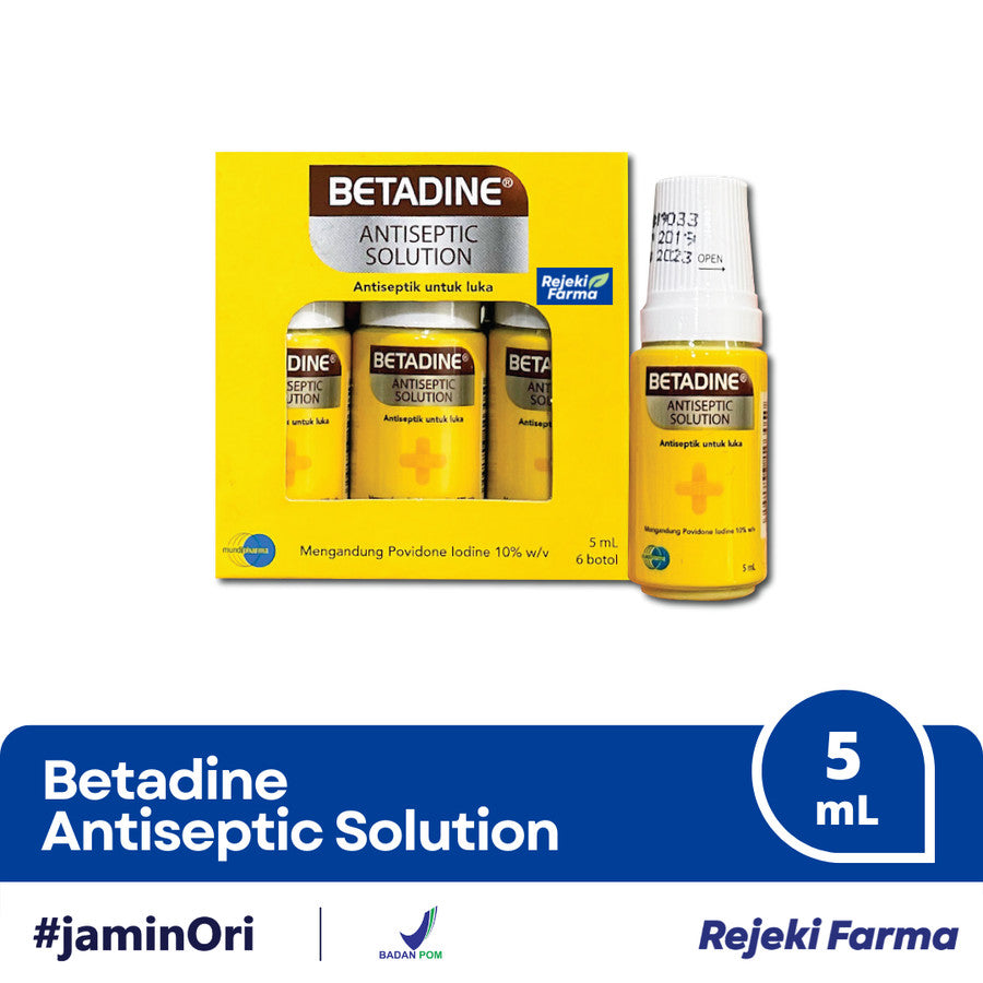 Betadine Antiseptic Solution - 5 mL