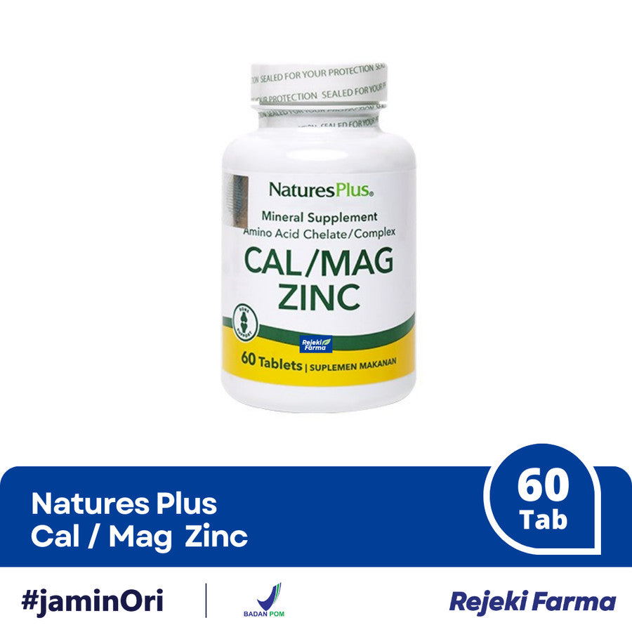 Natures Plus CAL MAG ZINC - 60 Tablet