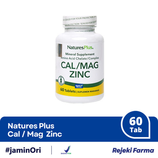 Natures Plus CAL MAG ZINC - 60 Tablet