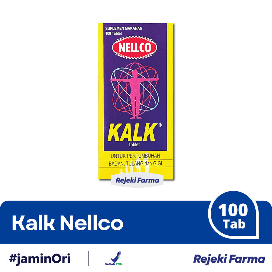 Nellco Kalk - 1 Box isi 100 tablet