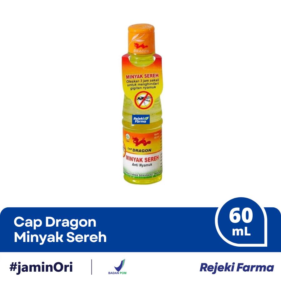 Cap Dragon Minyak Sereh Anti Nyamuk - 60 mL