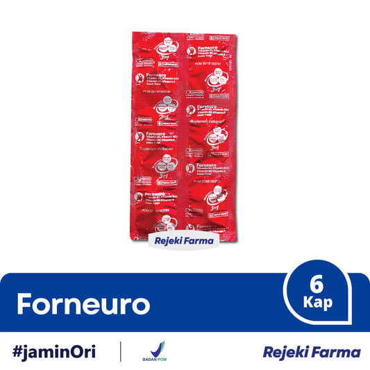 Forneuro 3 in 1 - 1 Strip Isi 6 Kapsul