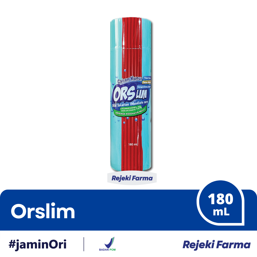 Orslim Cairan Obat Kumur - 180 mL