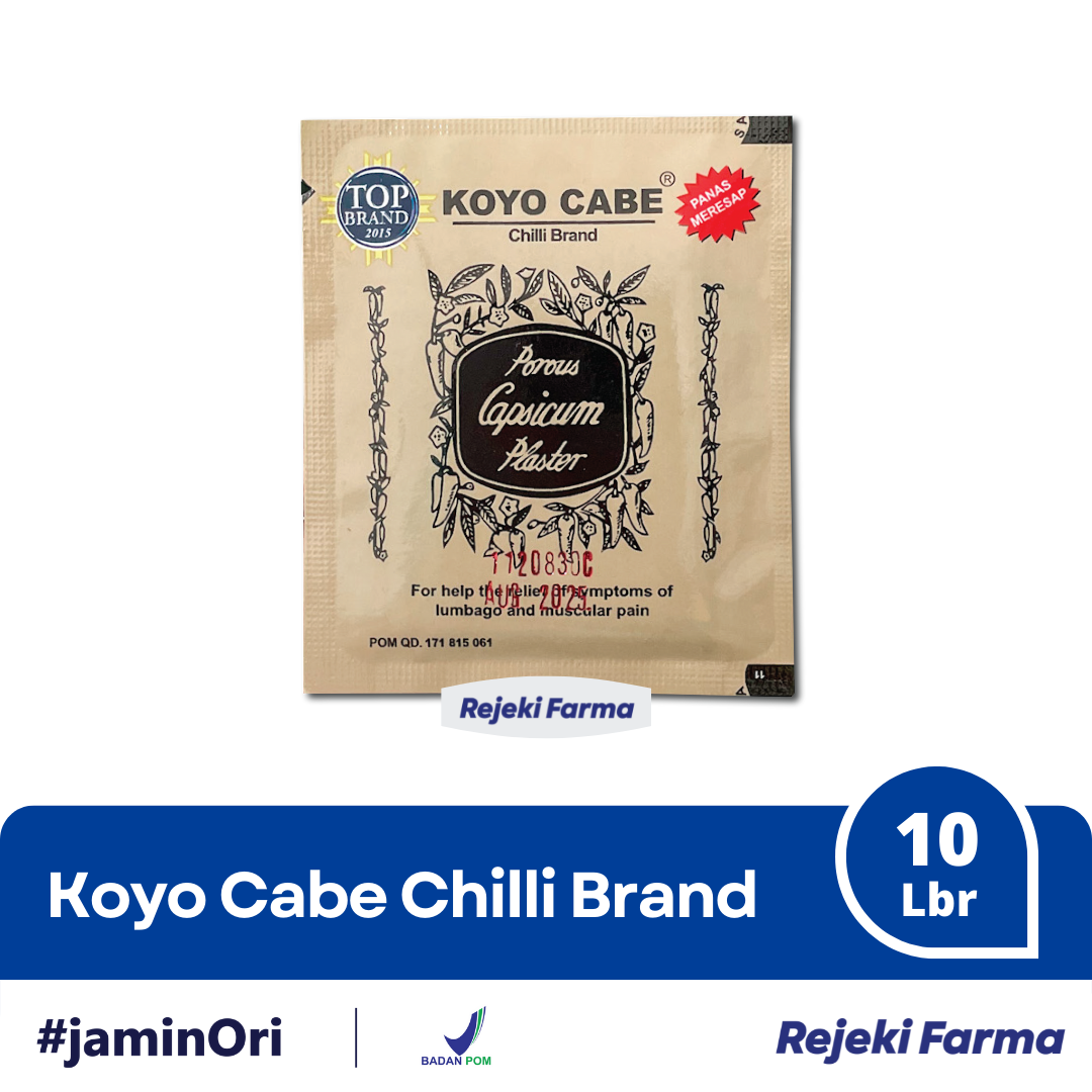 Koyo Cabe Chilli Brand - 1 Sachet isi 10 Lembar