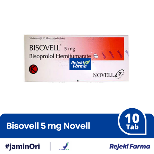 Bisovell 5 mg Novell - 1 Strip isi 10 Tablet