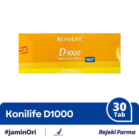 Konilife D1000 IU – 1 Box isi 30 Tablet