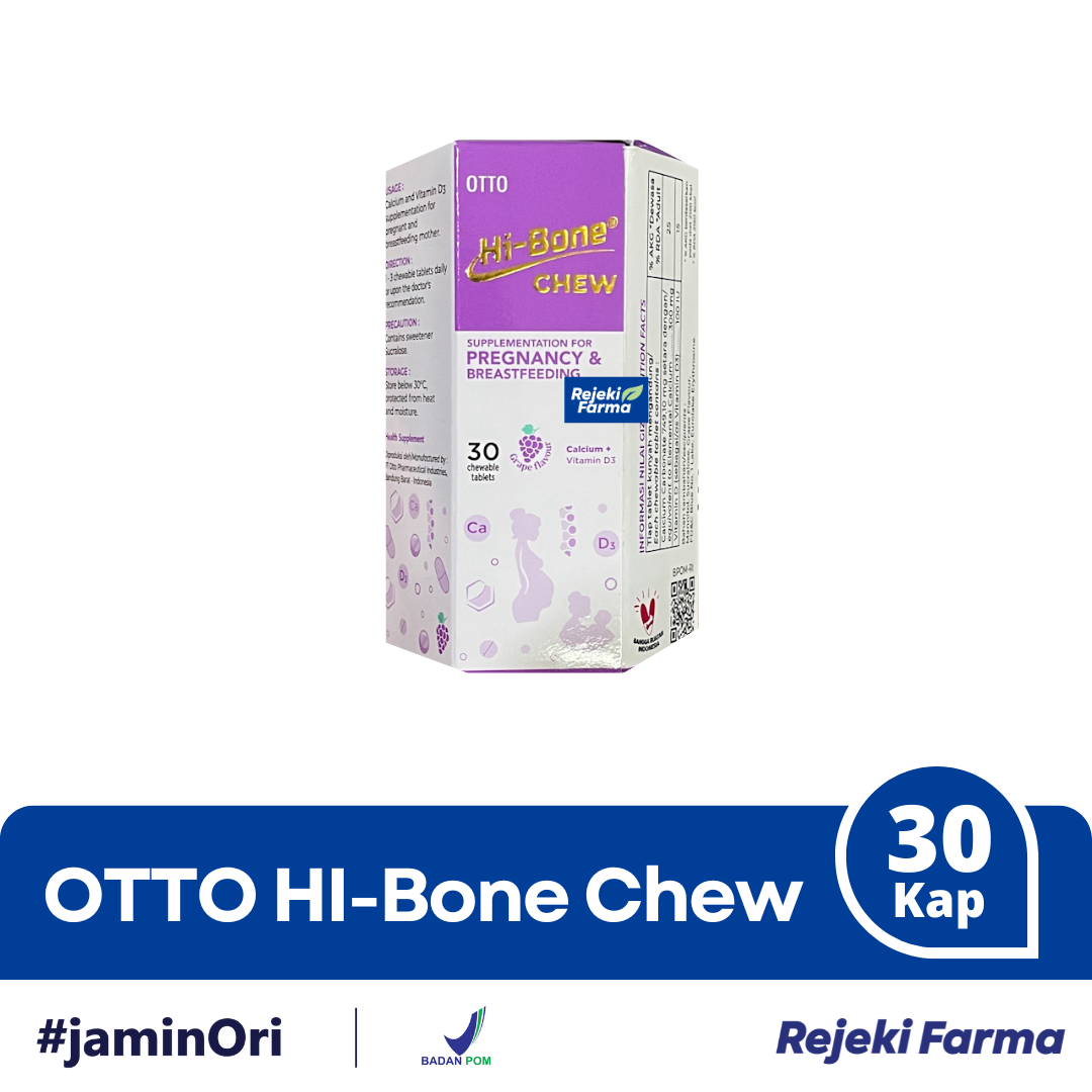 OTTO Hi-Bond Chewable Rasa Anggur - 30 Kapsul