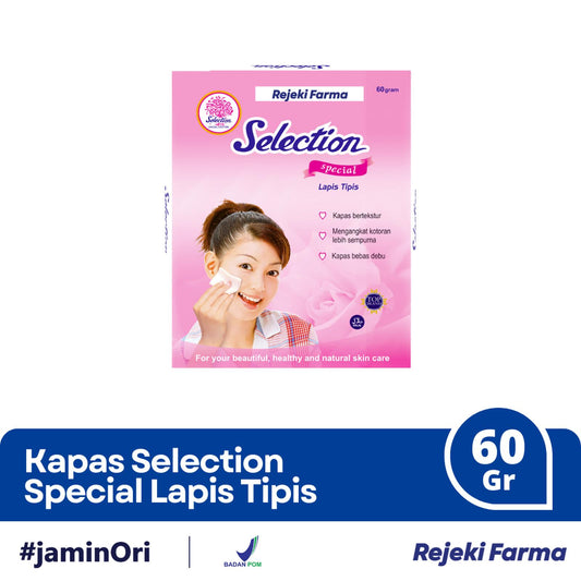 Kapas Cotton Selection Special Lapis Tipis - 60 Gram